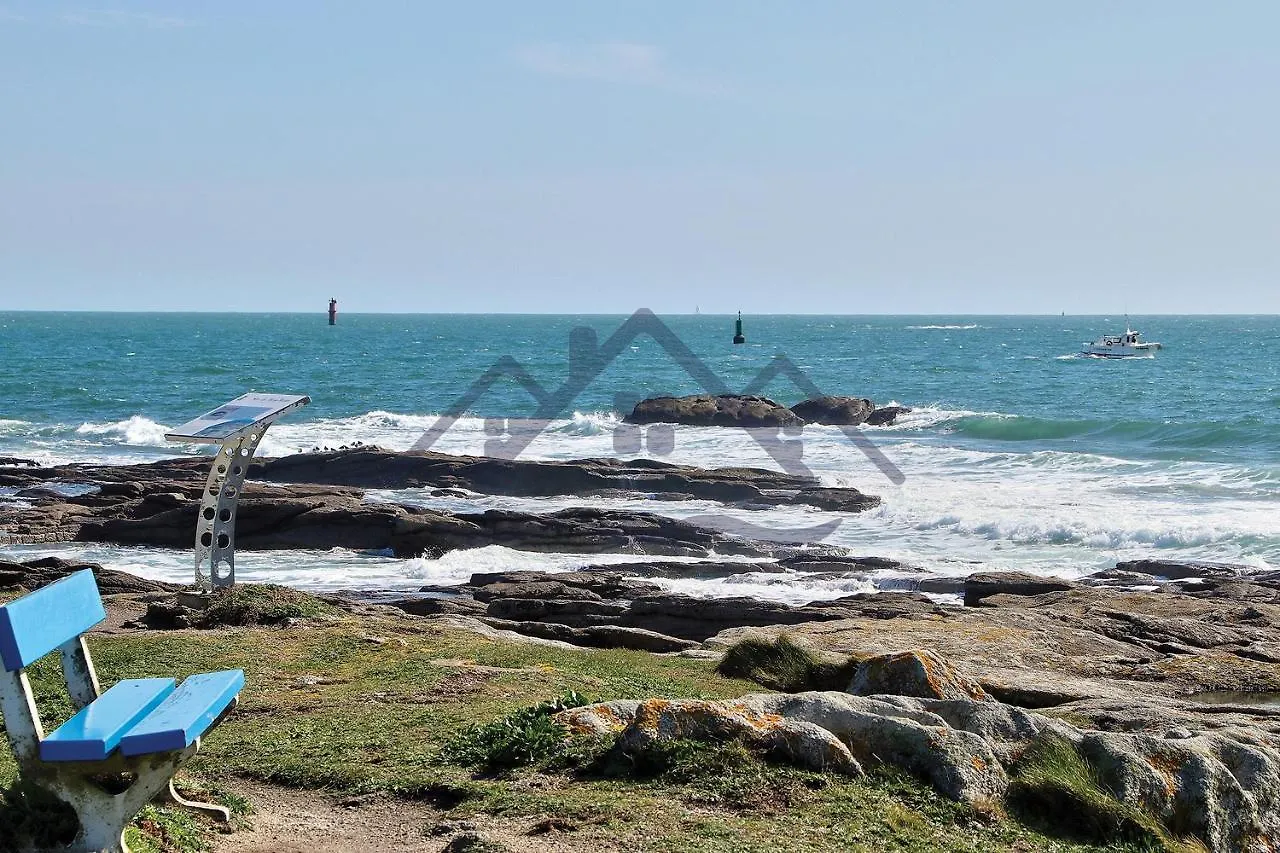 LocaLise au Guilvinec - A22 - Belle vue sur la mer, la piscine et le jardin - Tout à pied, plages, port, centre, commerces, marché - Wifi inclus - Animaux bienvenus - Linge de lit inclus 0*,